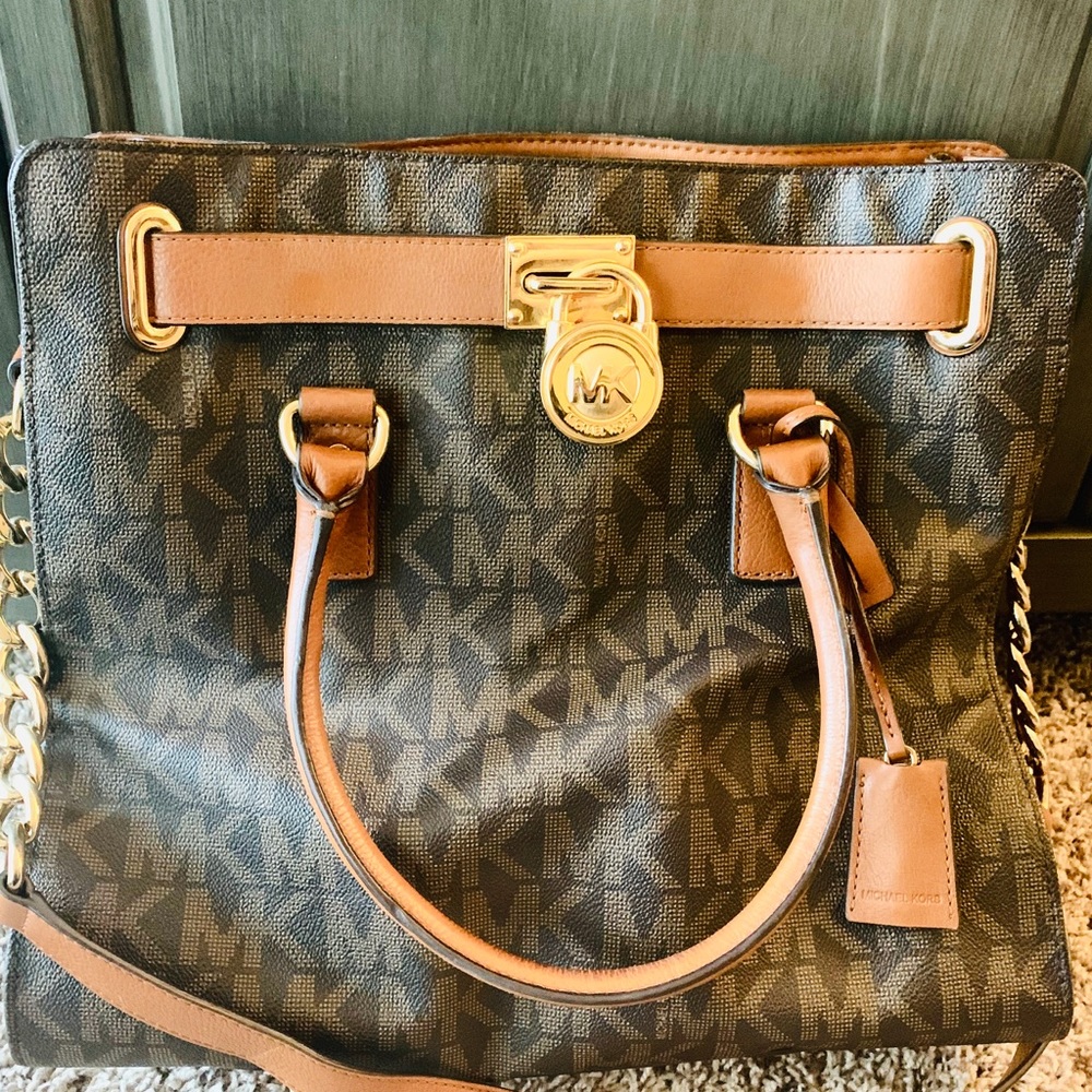 Michael Kors logo tote